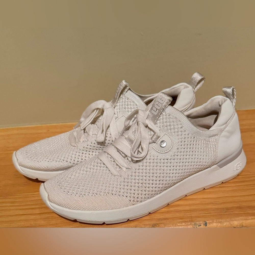 UGG brand white lace up/slip on sneakers